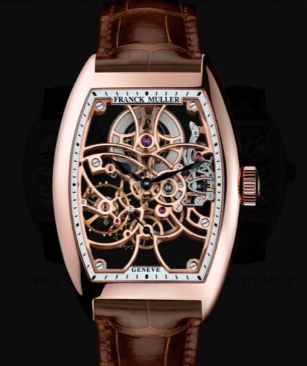 Review Franck Muller Cintree Curvex Men Skeleton Replica Watch for Sale Cheap Price 8880 B S6 SQT - Click Image to Close